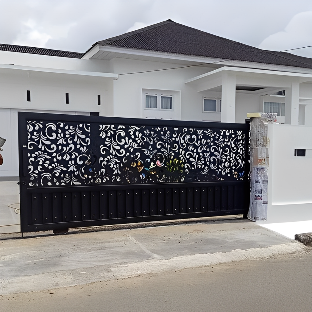Pagar Garasi Ornamen